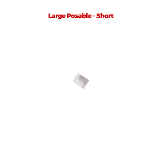 12mm (Approximately 1/2") Large Posable Acrylic - Magnet Baron