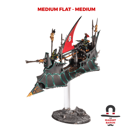 2 Sets Medium Flat Magnetic Flight Stands - Magnet Baron