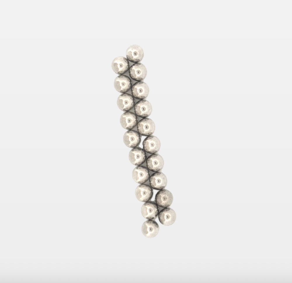 20pcs 5mm ferro-magnetic ball bearings - magnetic steel balls 3/16 inch for projects