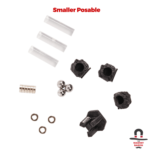 3 Sets SmallER Posable Magnetic Flight Stands - Magnet Baron