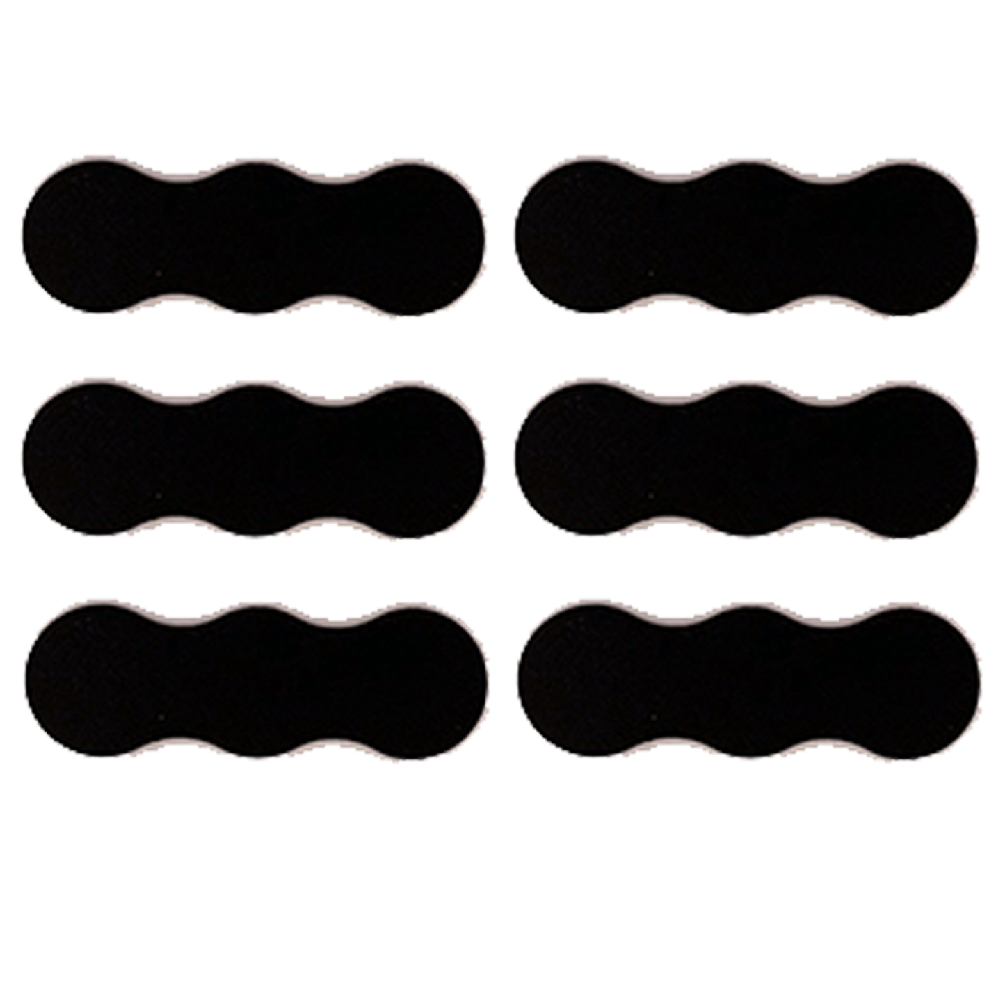 6pcs 3-Man Straight Plasteel & Adhesive Movement Tray