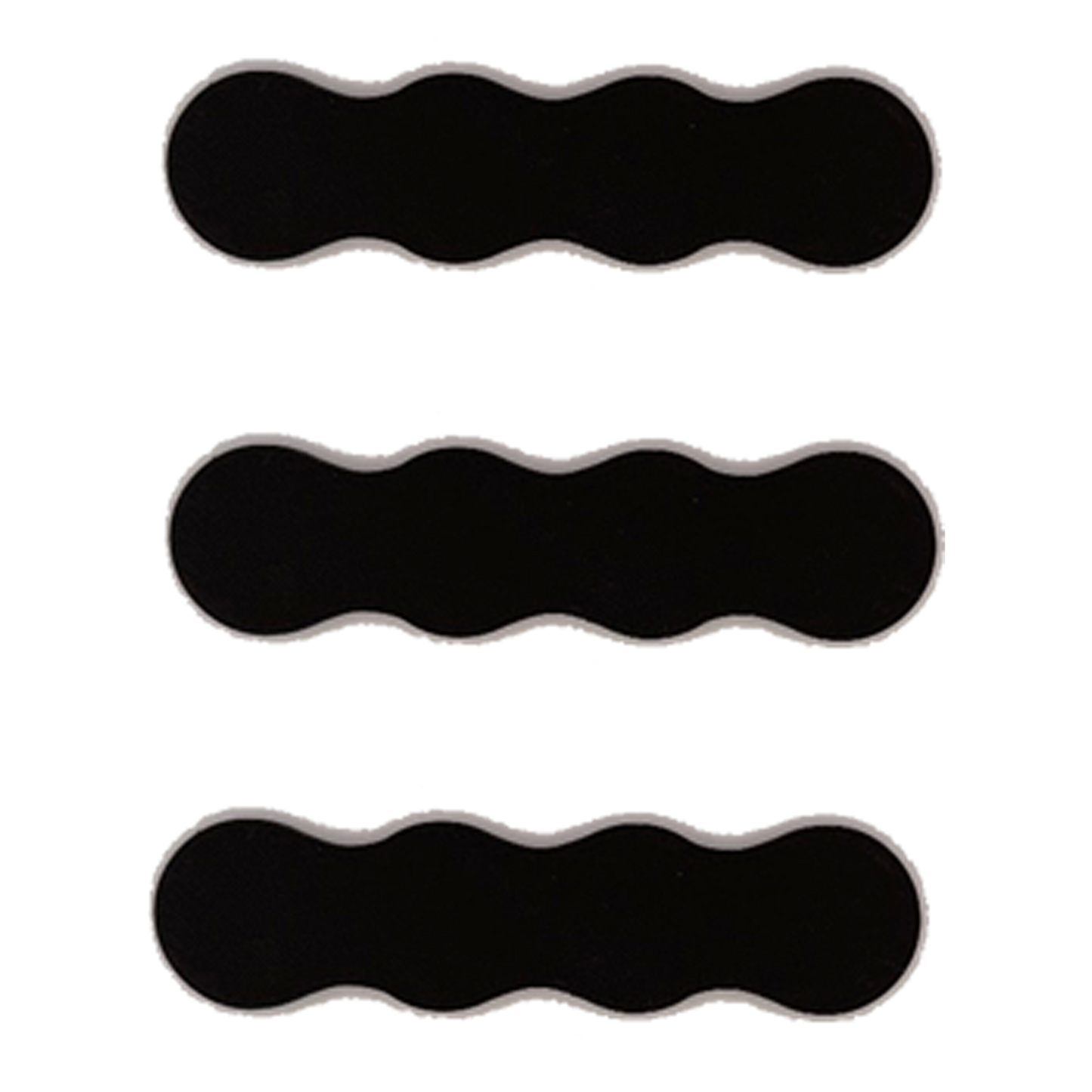 3pcs 4-Man Straight Plasteel & Adhesive Movement Tray