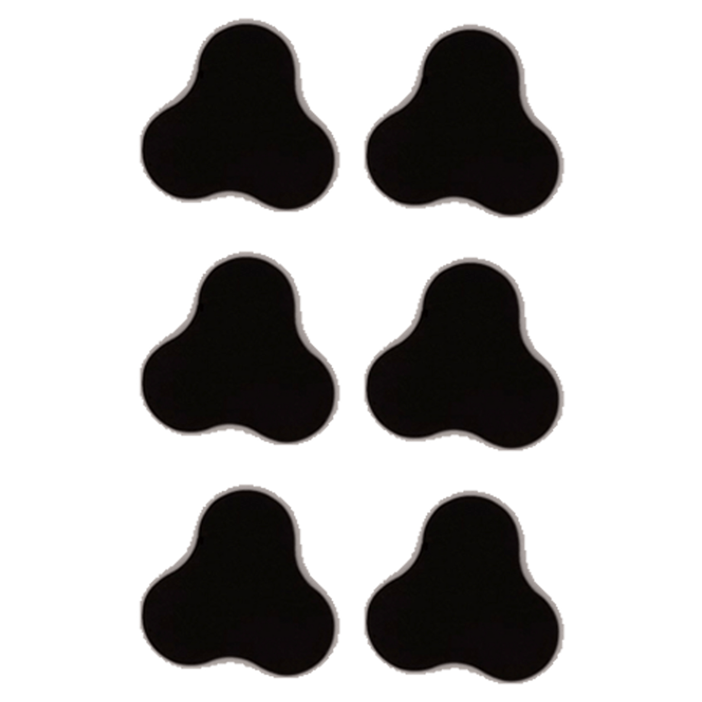 6pcs 3 - Man Triangle Plasteel & Adhesive Movement Tray - Magnet Baron