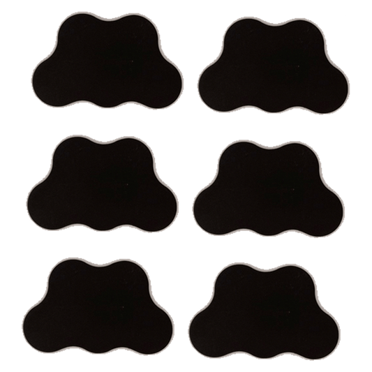 6pcs 5 - Man Cloud Plasteel & Adhesive Ferro - Magnetic Movement Tray - Magnet Baron