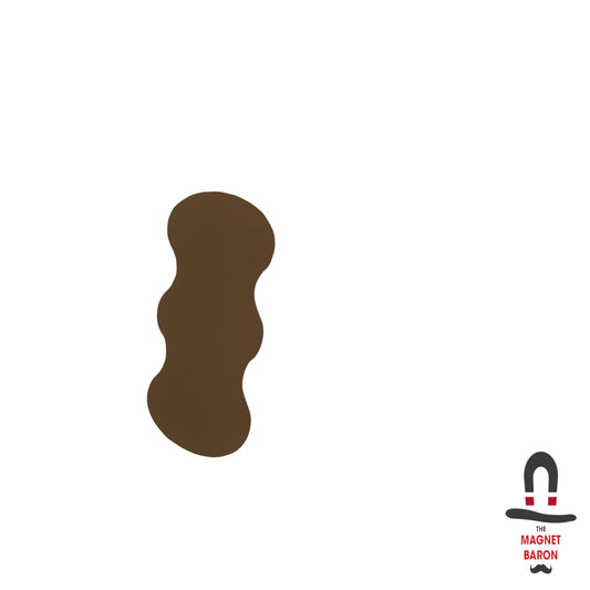 3-Man Oval Flex Adhesive Tray Magnet