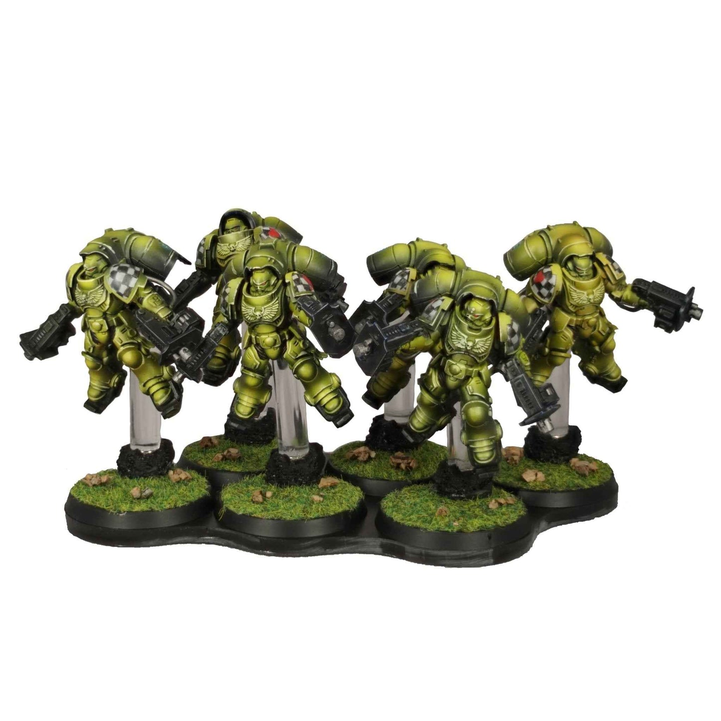 Warhammer 40K magnetic movement tray 3-pack 6-man cloud for skirmish and combat patrol