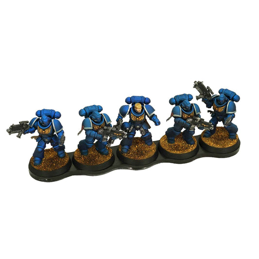 6pcs 5-Man Straight Plasteel & Adhesive Movement Tray