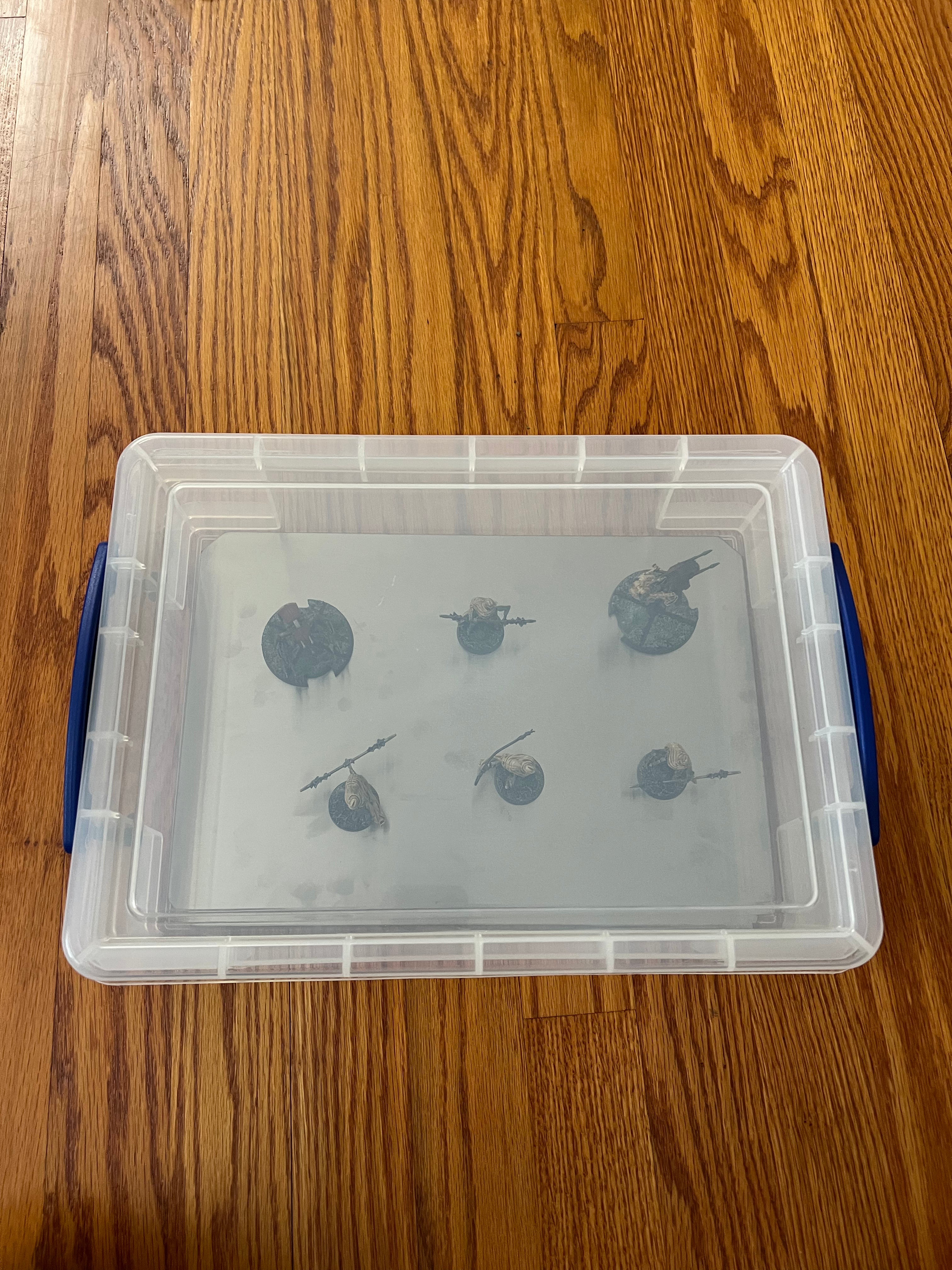 PSA: KR (KaiserRushforth) Multicase bags are the perfect fit for Really  Useful Boxes for those who use the magnetised bases and magnetic  sheet-glued-to-box method for miniature storage (more details in comment  section). 