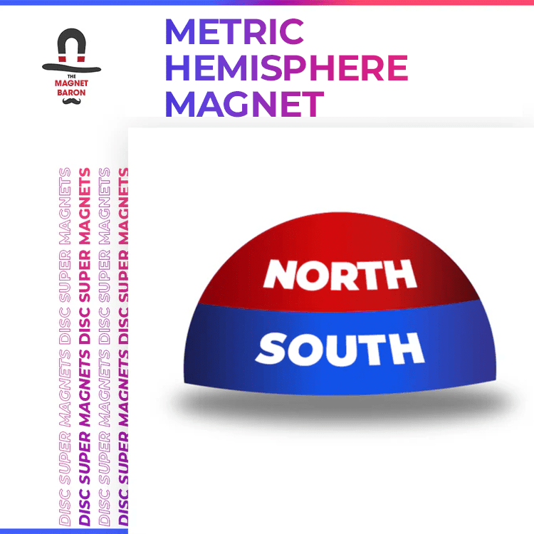 Metric Hemisphere Magnets