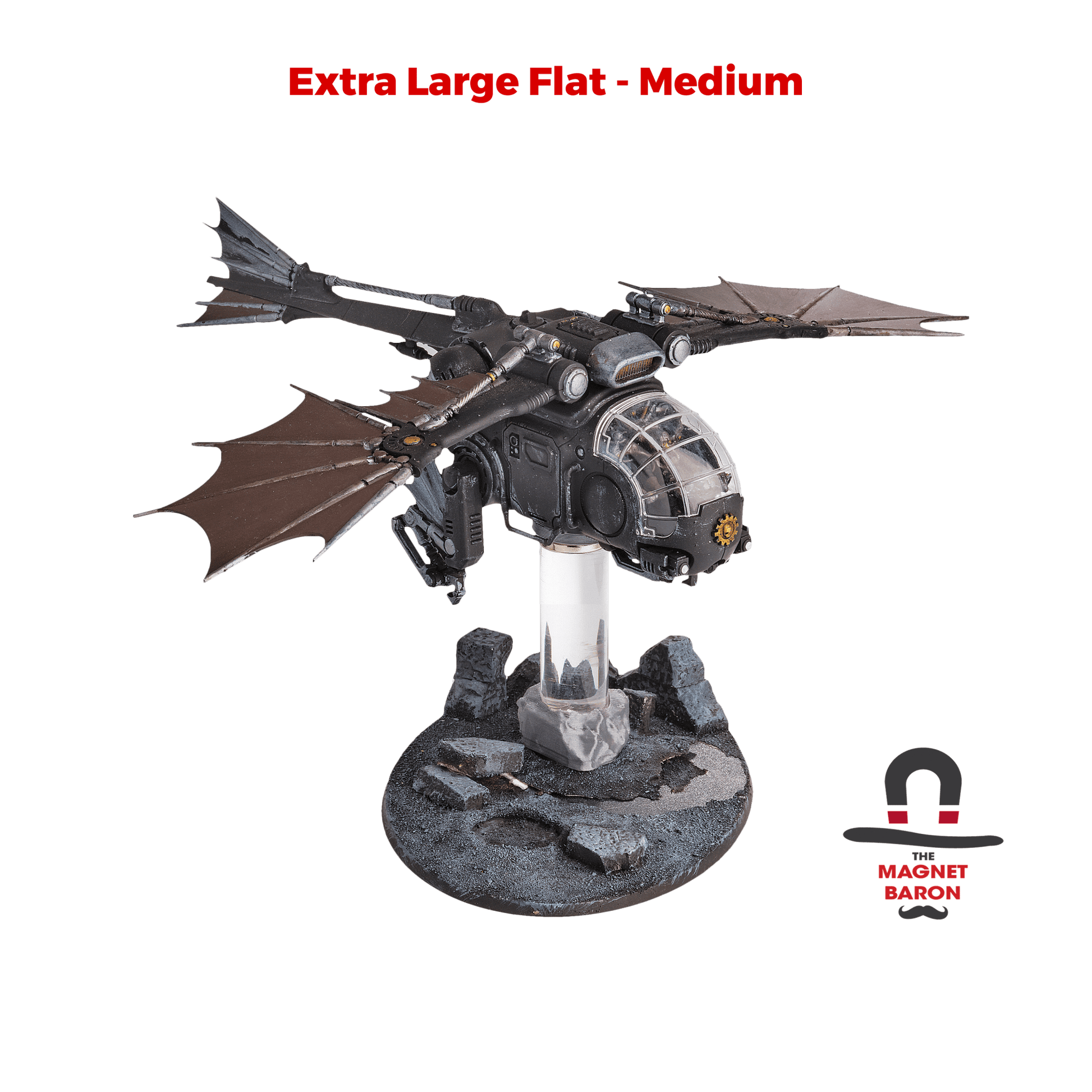 1 Set Extra Large Flat Magnetic Flight Stand - Magnet Baron