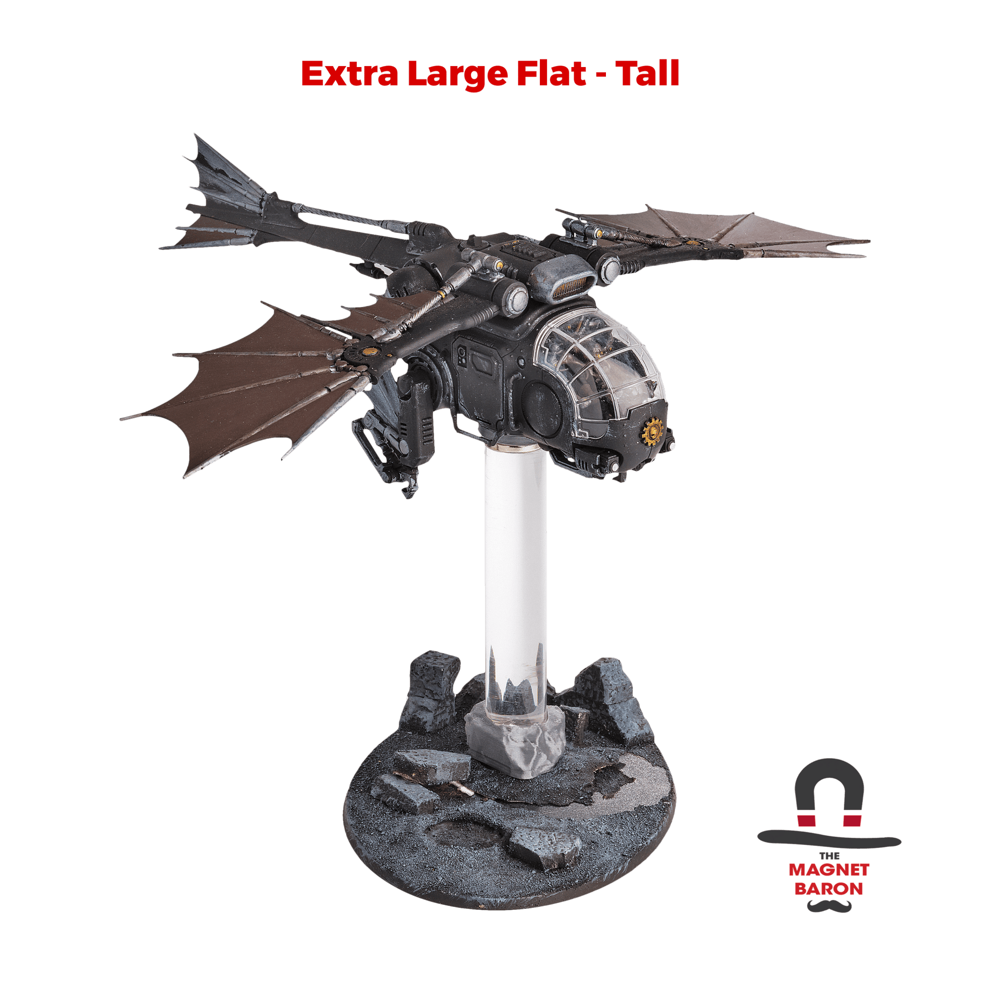 1 Set Extra Large Flat Magnetic Flight Stand - Magnet Baron