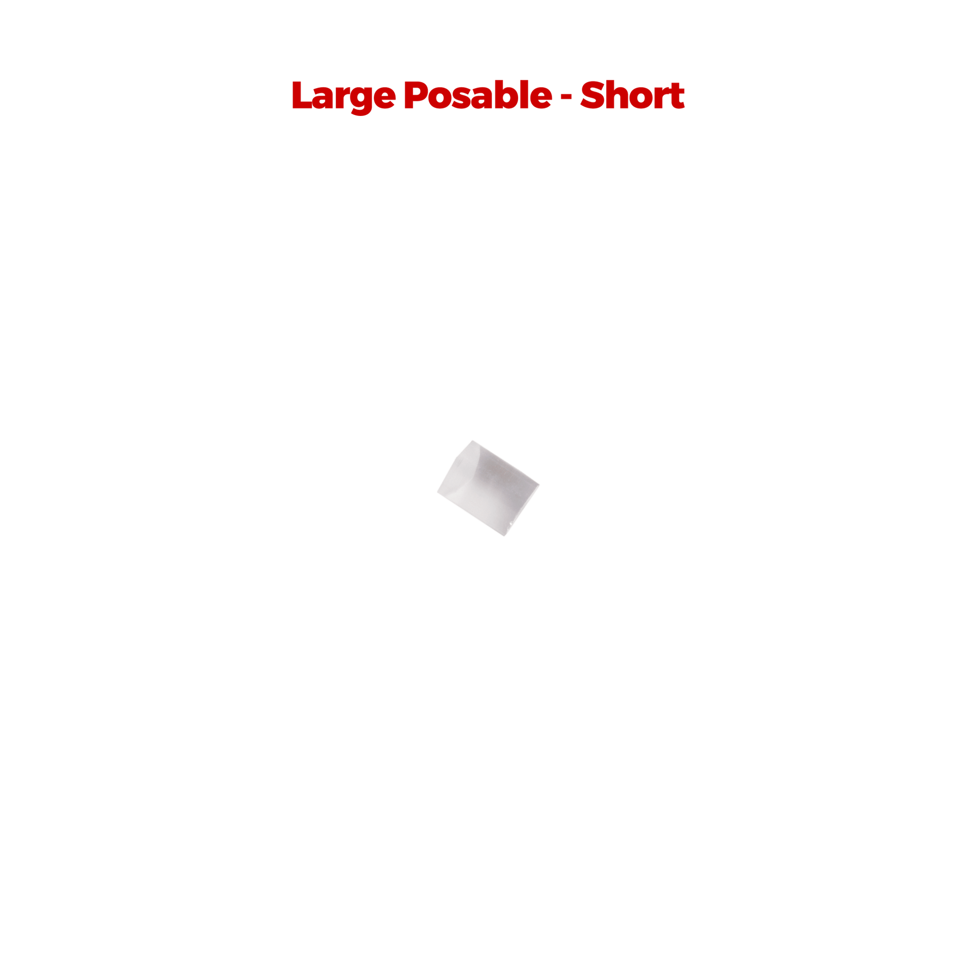 12mm (Approximately 1/2") Large Posable Acrylic - Magnet Baron