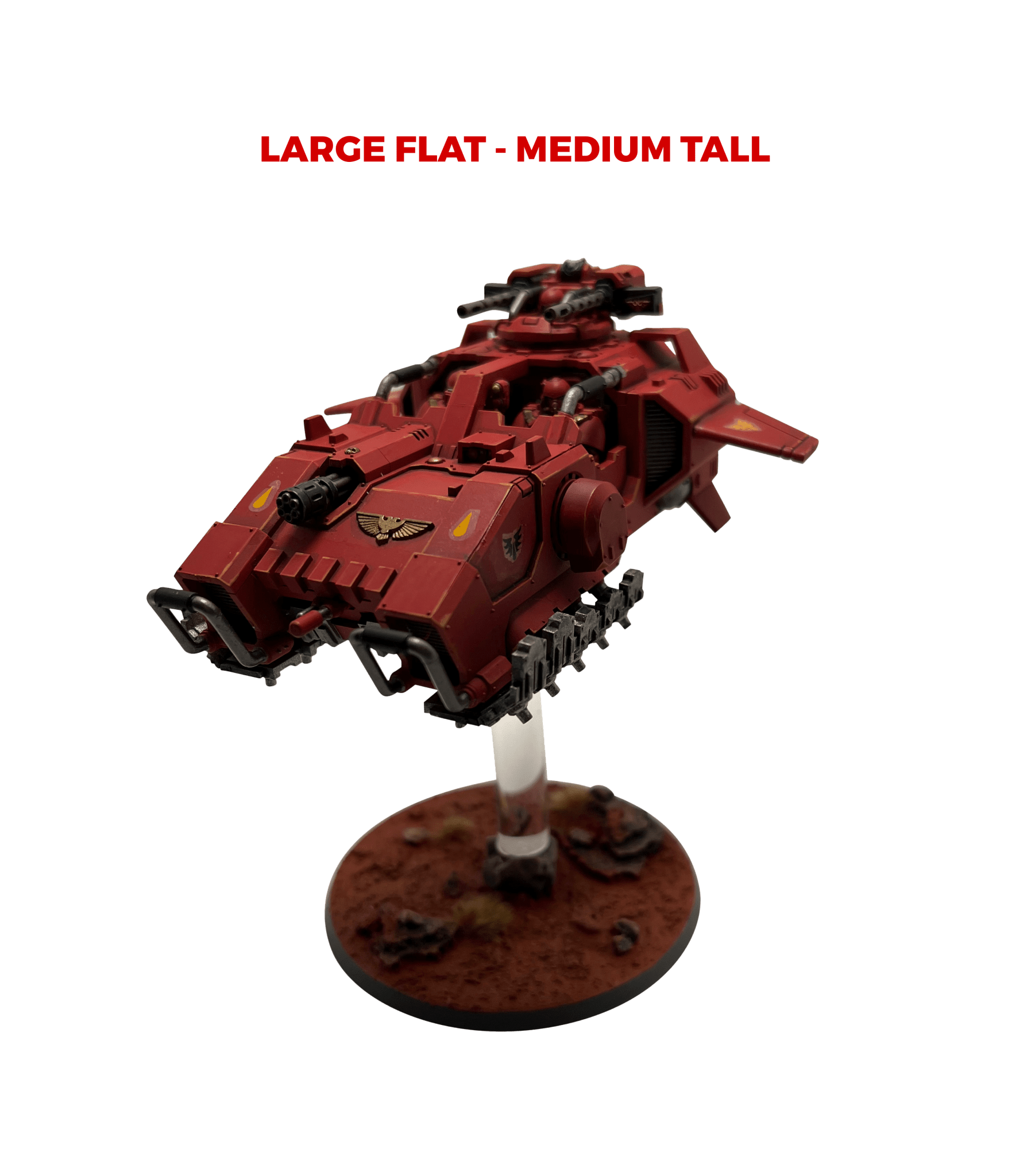 2 Sets Large Flat Magnetic Flight Stands - Magnet Baron