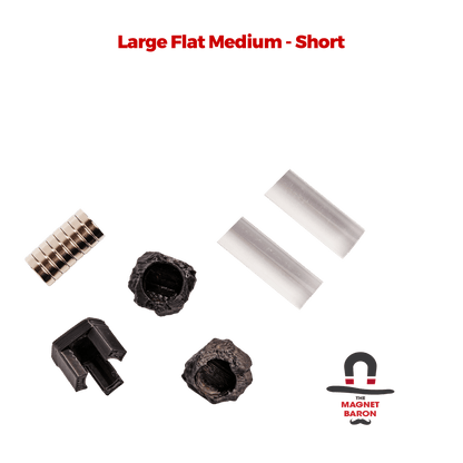 2 Sets Large Flat Magnetic Flight Stands - Magnet Baron