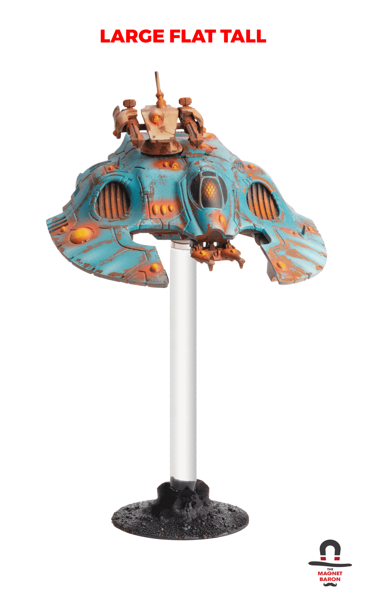 2 Sets Large Flat Magnetic Flight Stands - Magnet Baron