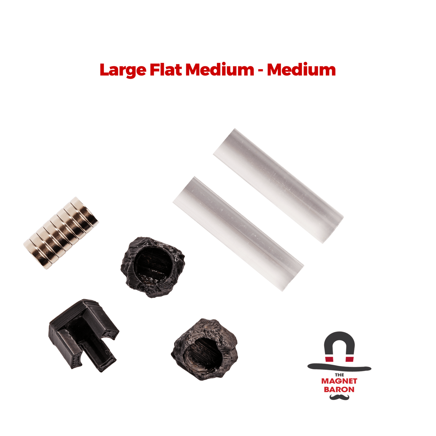 2 Sets Large Flat Magnetic Flight Stands - Magnet Baron