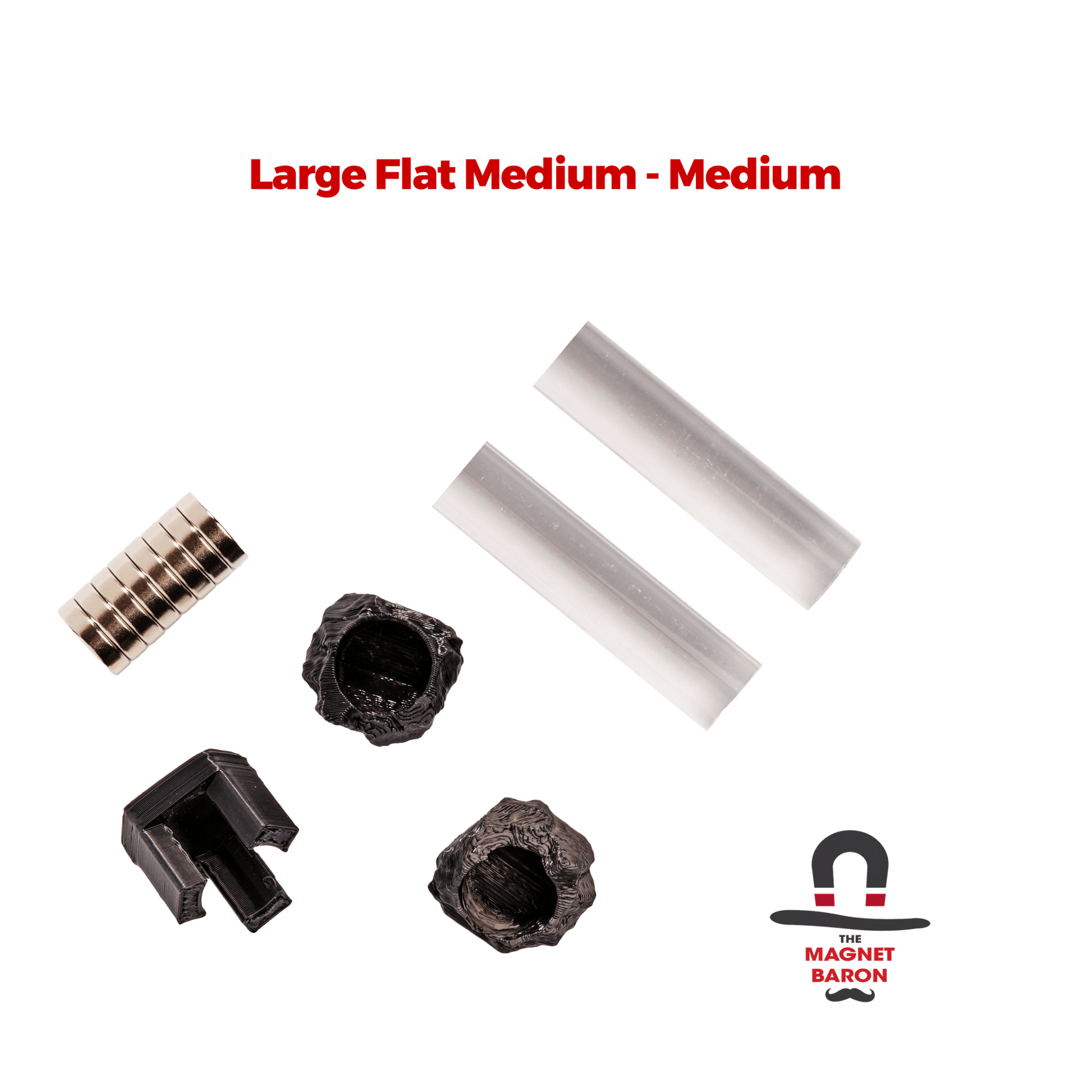 2 Sets Large Flat Magnetic Flight Stands - Magnet Baron