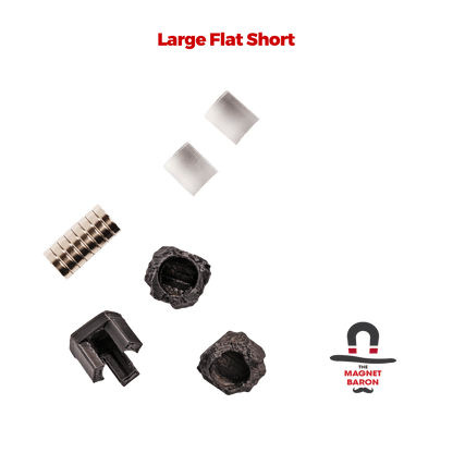 2 Sets Large Flat Magnetic Flight Stands - Magnet Baron