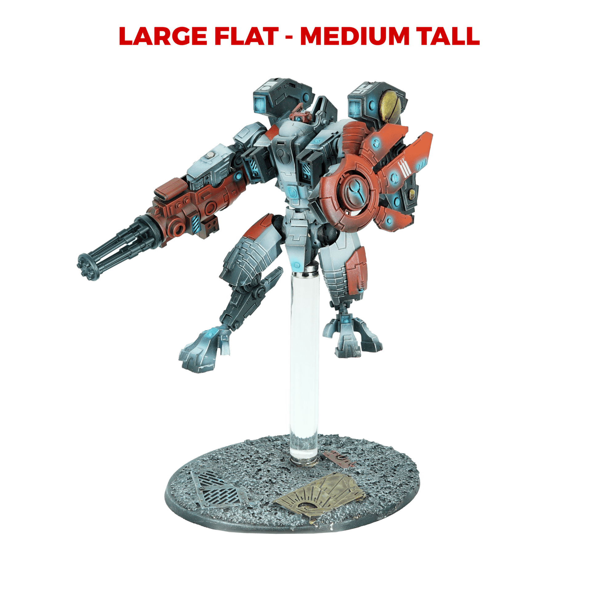 2 Sets Large Flat Magnetic Flight Stands - Magnet Baron