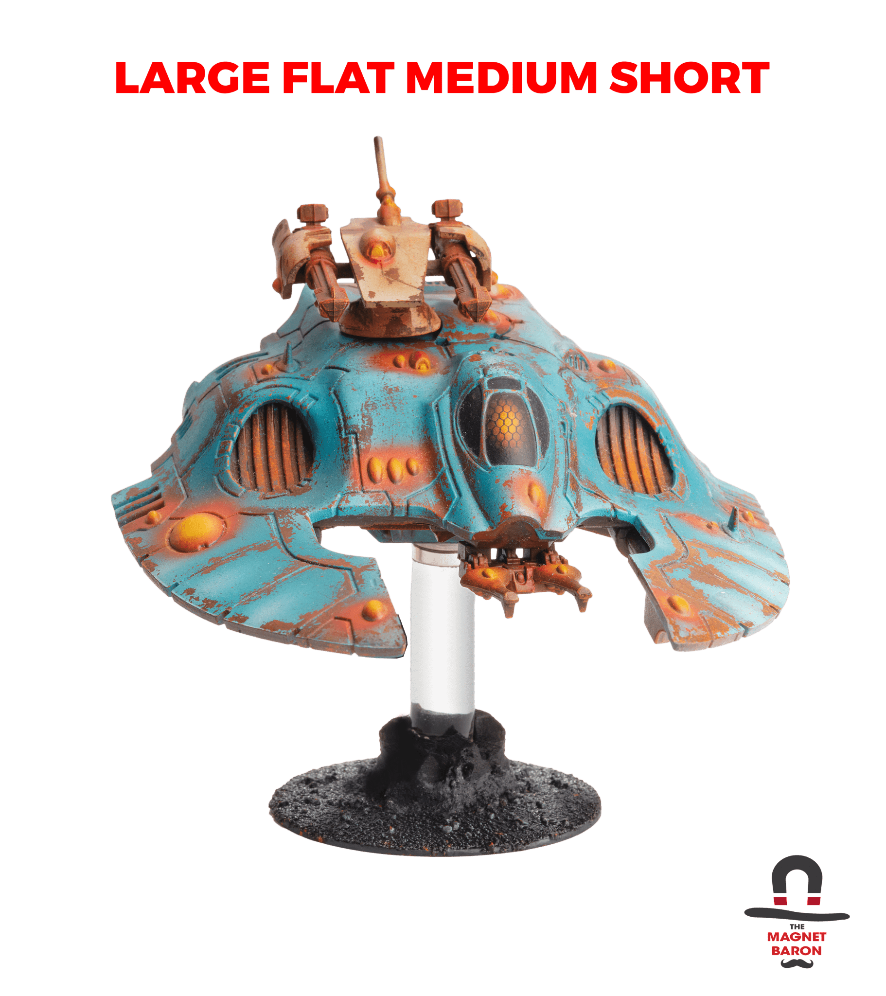 2 Sets Large Flat Magnetic Flight Stands - Magnet Baron