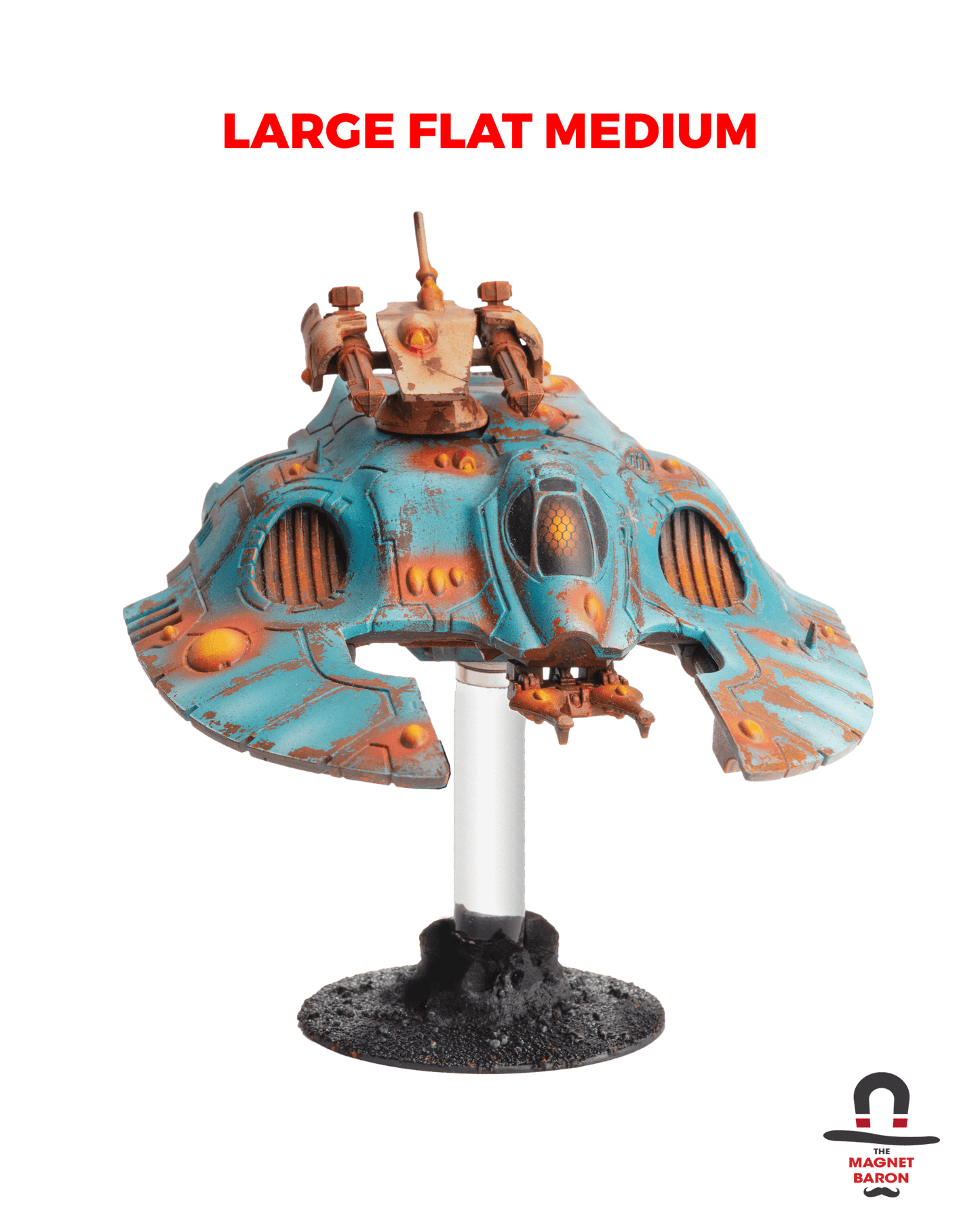 2 Sets Large Flat Magnetic Flight Stands - Magnet Baron