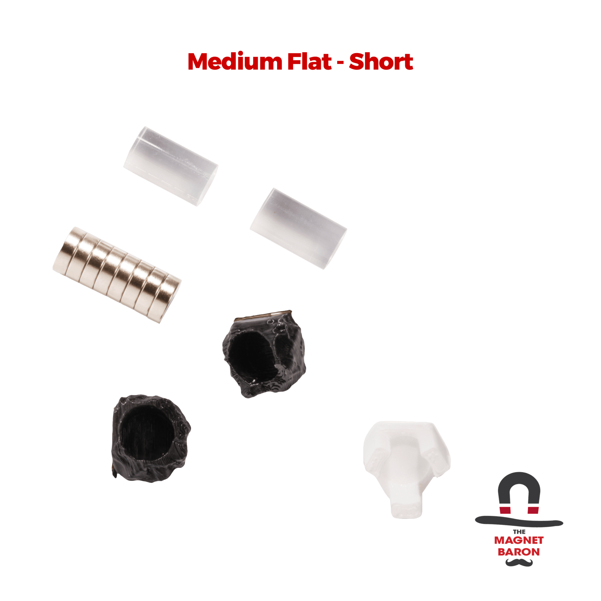 2 Sets Medium Flat Magnetic Flight Stands - Magnet Baron