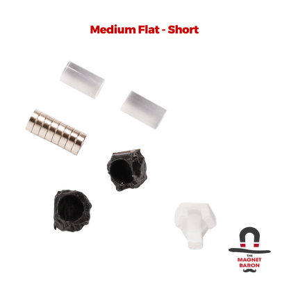 2 Sets Medium Flat Magnetic Flight Stands - Magnet Baron