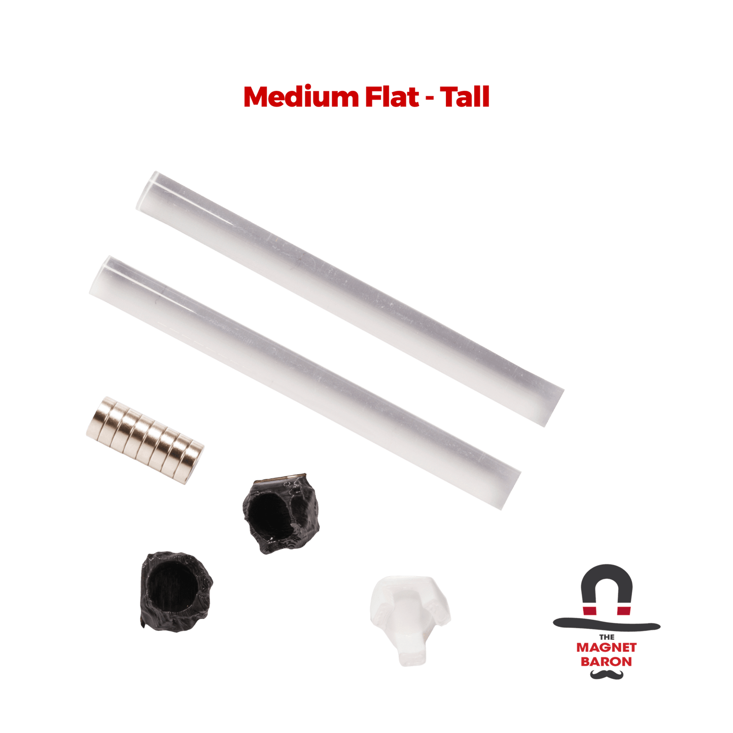 2 Sets Medium Flat Magnetic Flight Stands - Magnet Baron