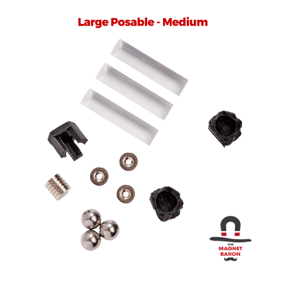 3 Sets Large Posable Magnetic Flight Stands - Magnet Baron