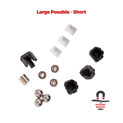 3 Sets Large Posable Magnetic Flight Stands - Magnet Baron