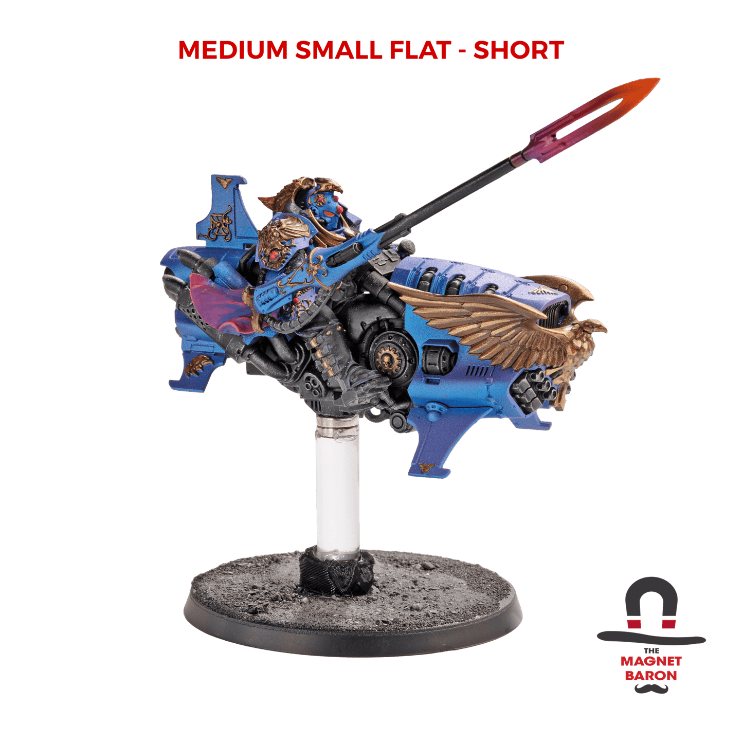 3 Sets Medium Small Flat Magnetic Flight Stands - Magnet Baron