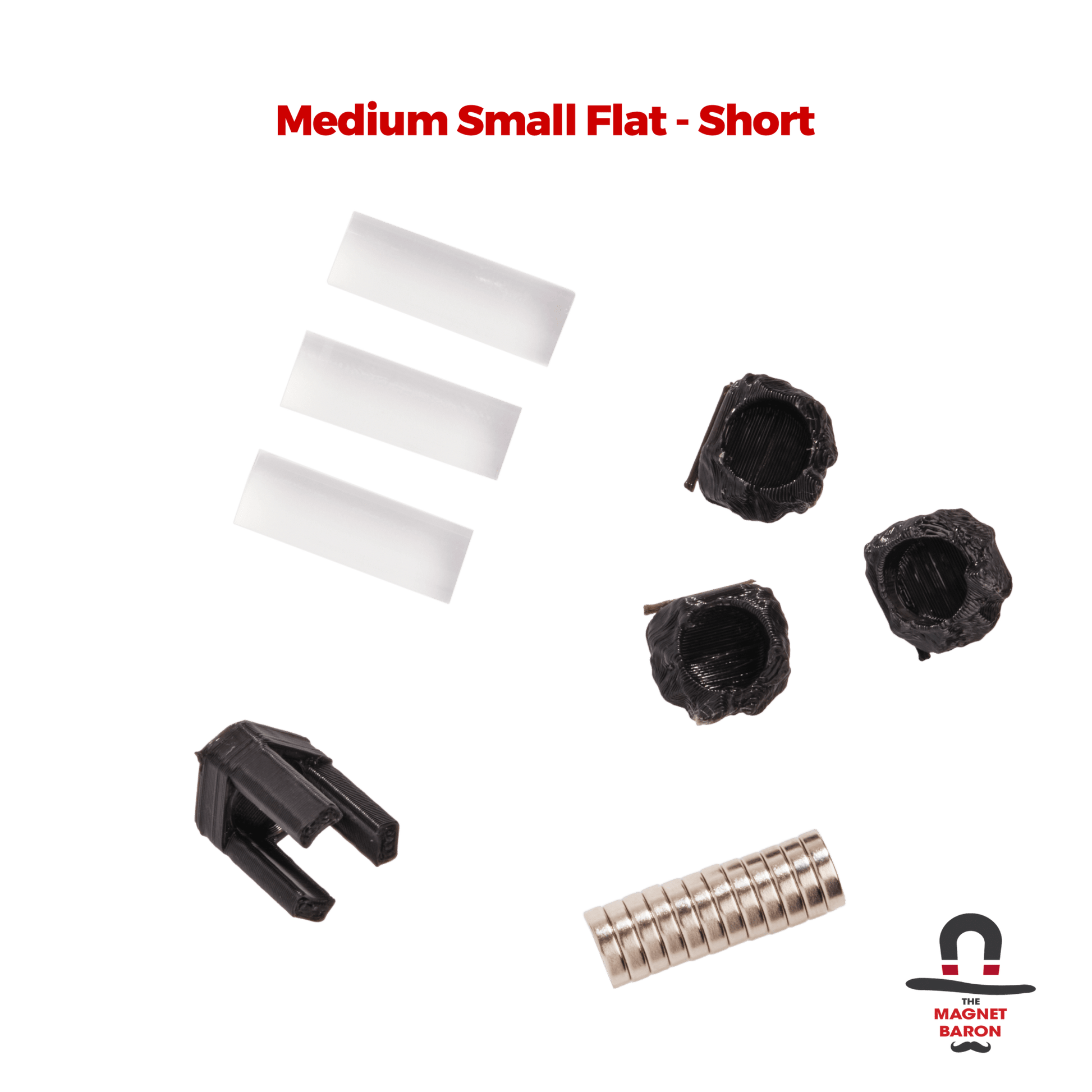 3 Sets Medium Small Flat Magnetic Flight Stands - Magnet Baron