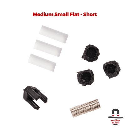 3 Sets Medium Small Flat Magnetic Flight Stands - Magnet Baron