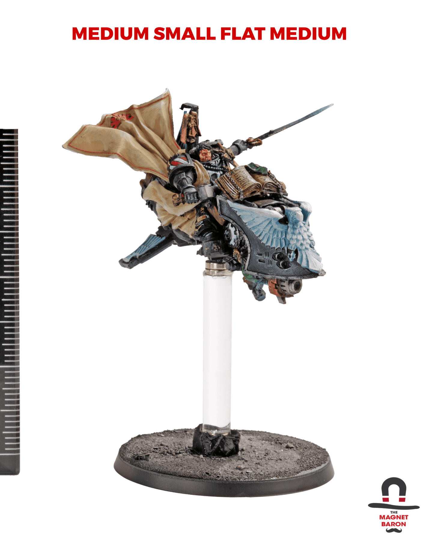 3 Sets Medium Small Flat Magnetic Flight Stands - Magnet Baron