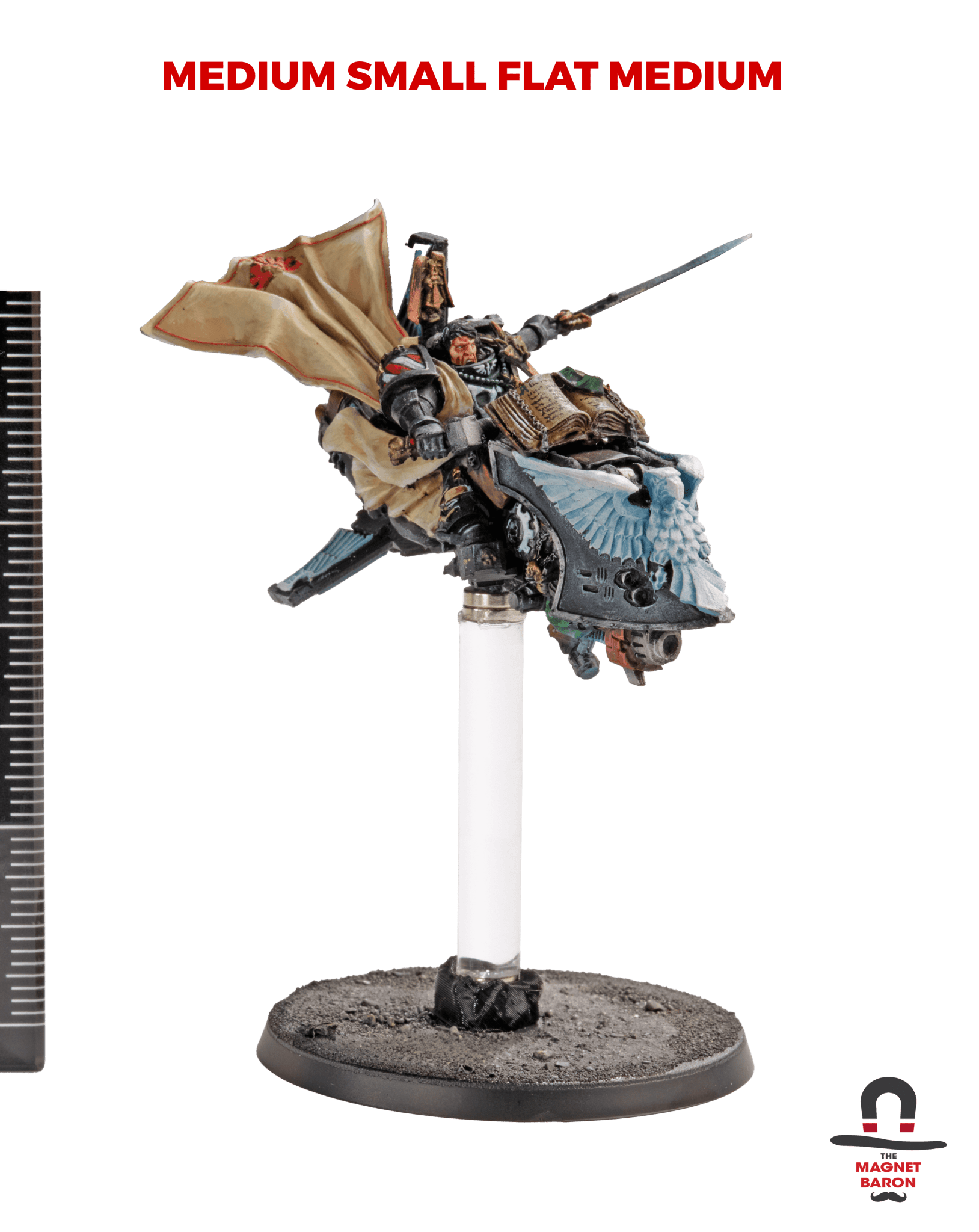 3 Sets Medium Small Flat Magnetic Flight Stands - Magnet Baron