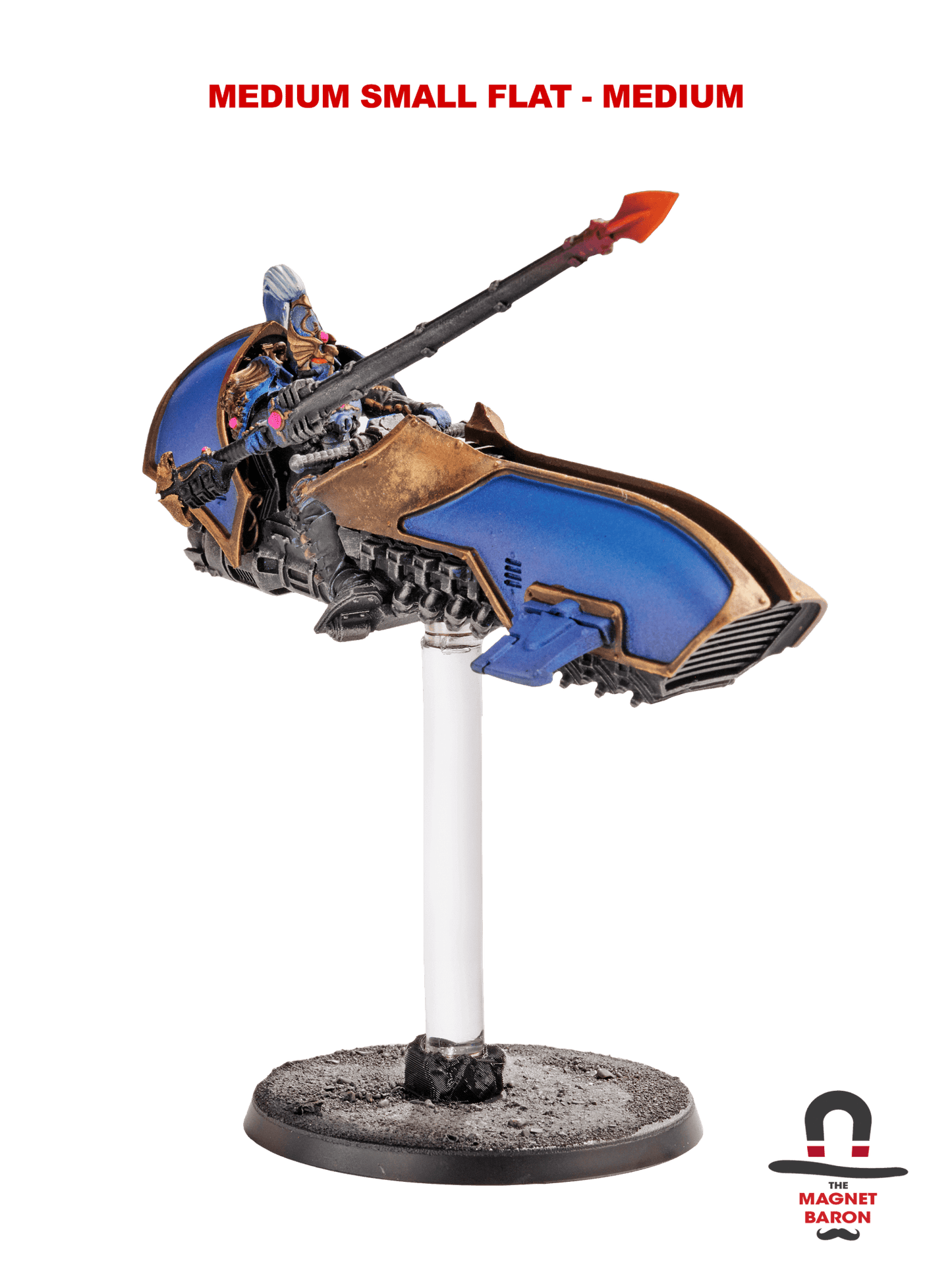 3 Sets Medium Small Flat Magnetic Flight Stands - Magnet Baron