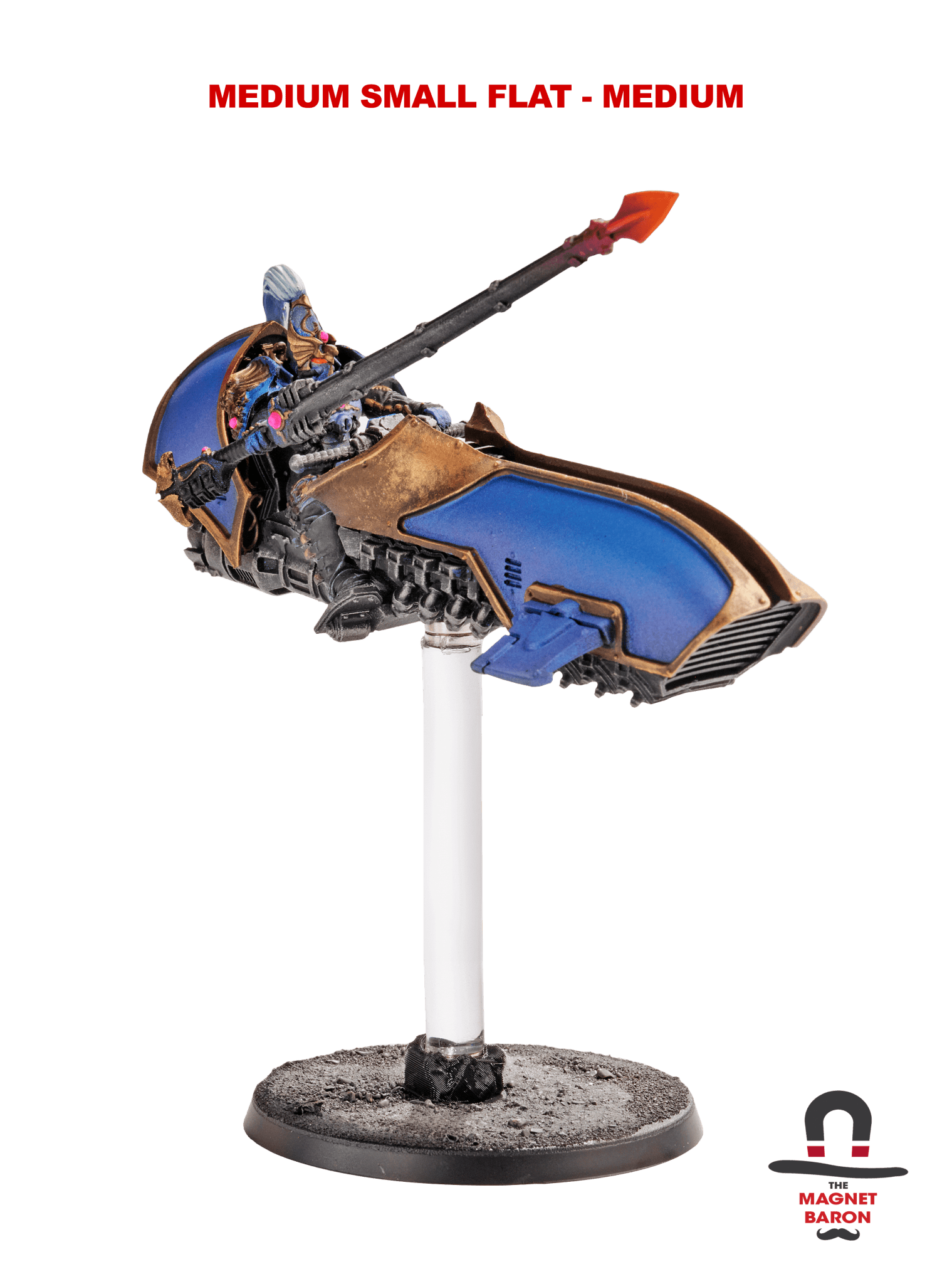 3 Sets Medium Small Flat Magnetic Flight Stands - Magnet Baron