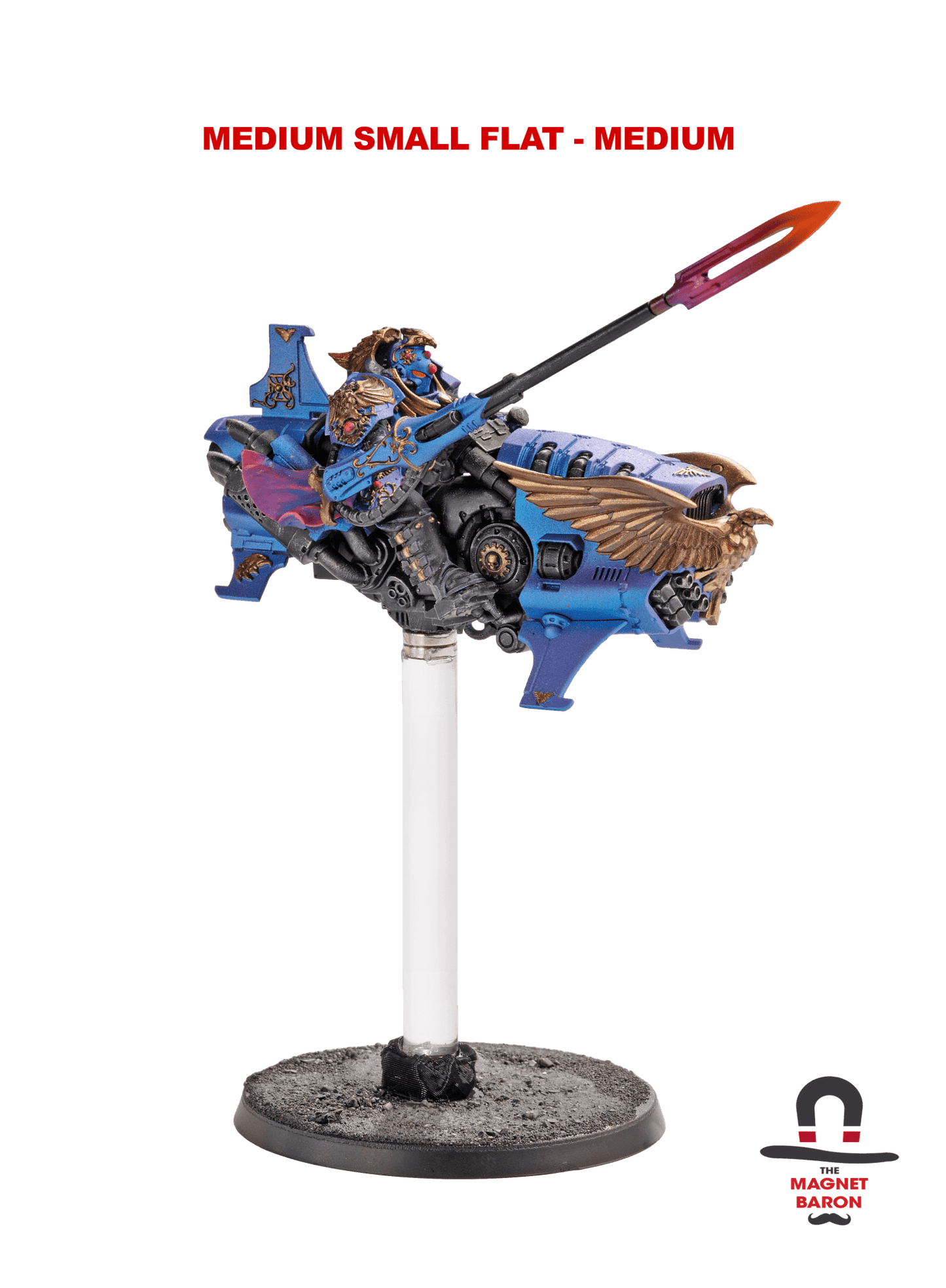 3 Sets Medium Small Flat Magnetic Flight Stands - Magnet Baron