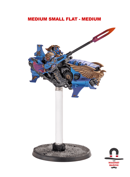 3 Sets Medium Small Flat Magnetic Flight Stands - Magnet Baron