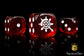 Cogs of Chaos Dice - Blood Red