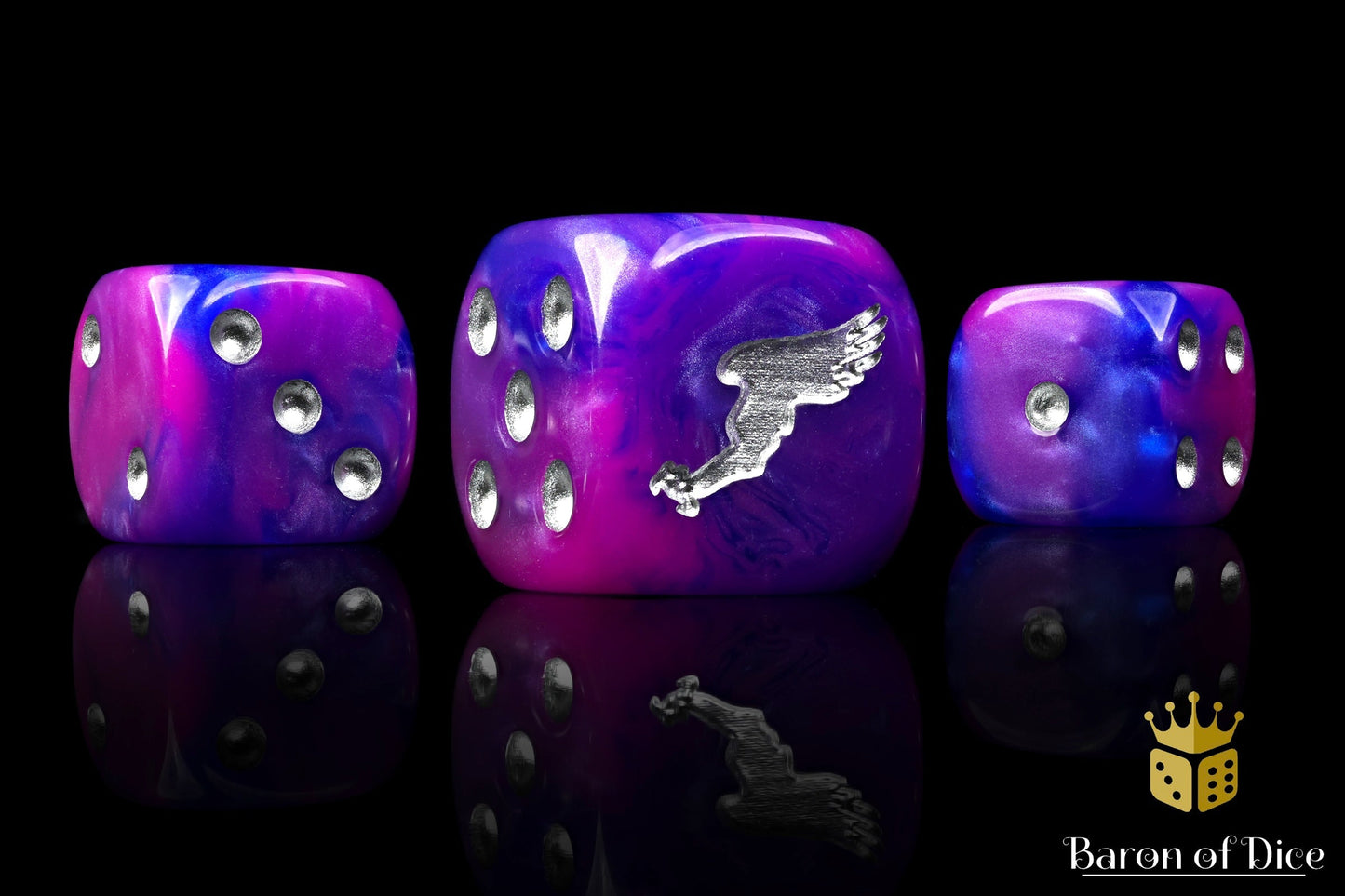 Children Of Profligacy Dice - Silver Inlay