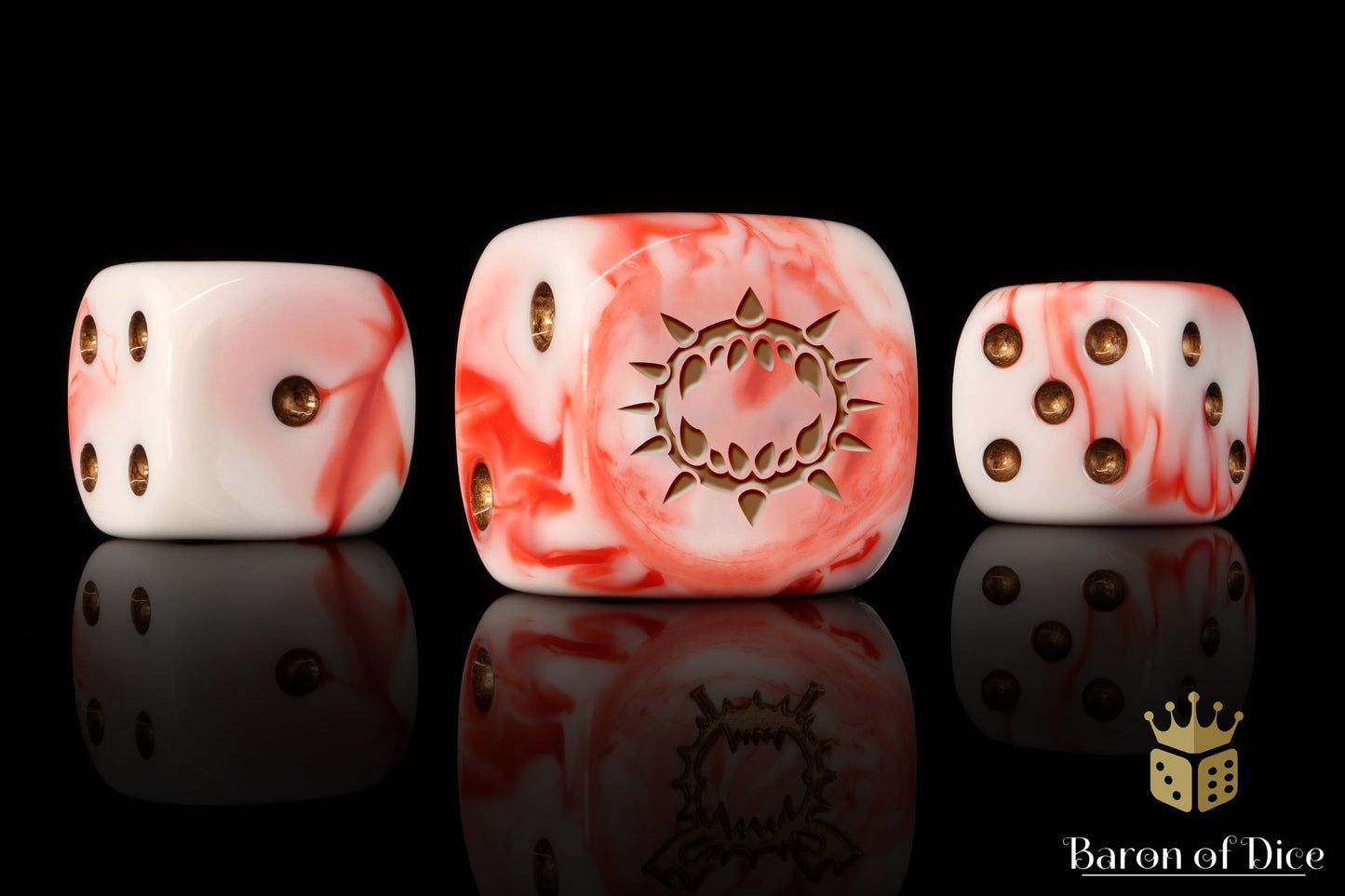 Carnage Dice - White