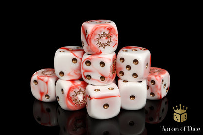 Carnage Dice - White