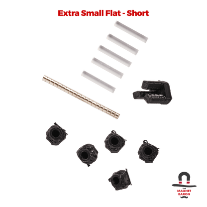 5 Sets Extra Small Flat Magnetic Flight Stands - Magnet Baron