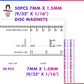 50pcs 7mm x 1.5mm N52 neodymium disc magnets - Magnet Baron