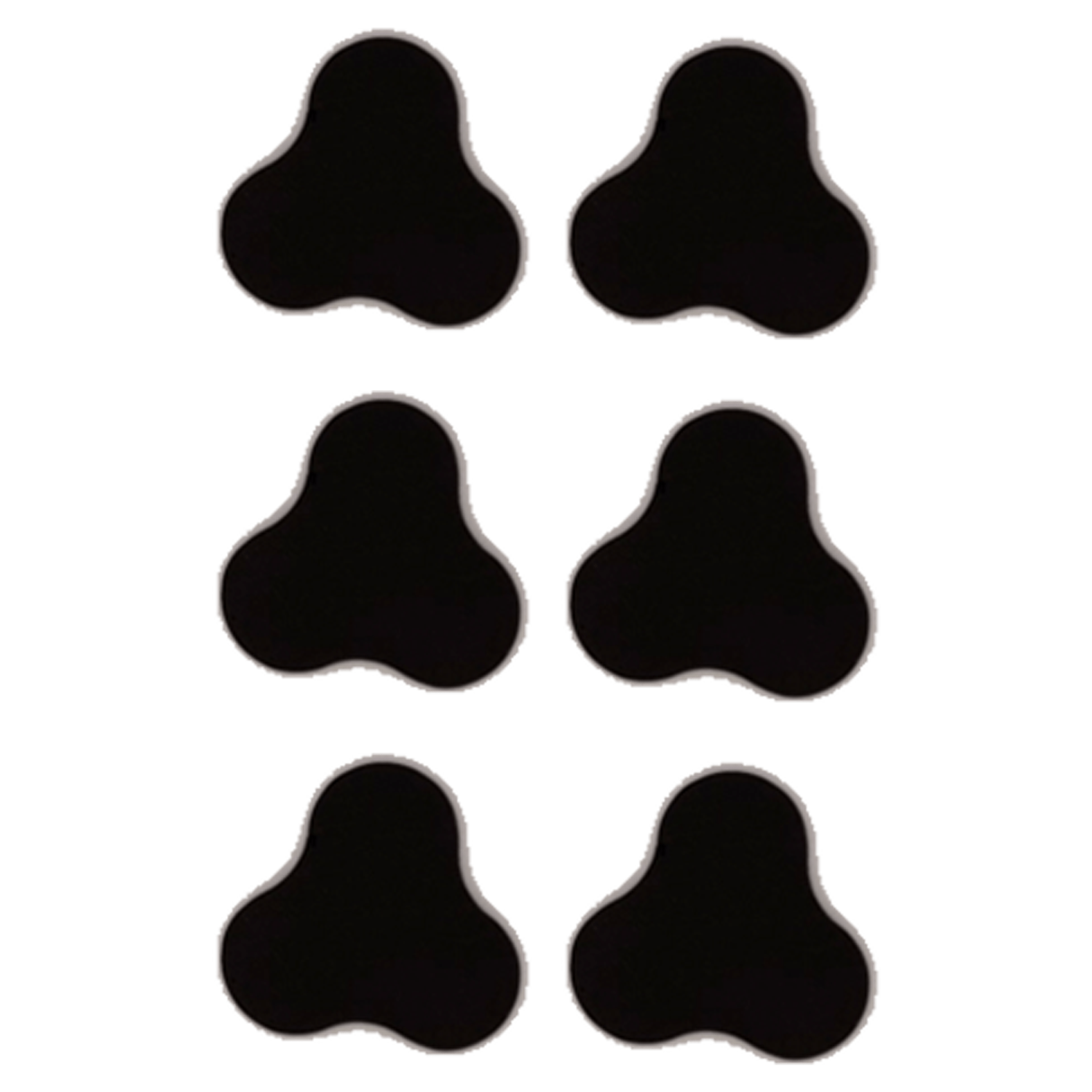 6pcs 3 - Man Triangle Plasteel & Adhesive Movement Tray - Magnet Baron