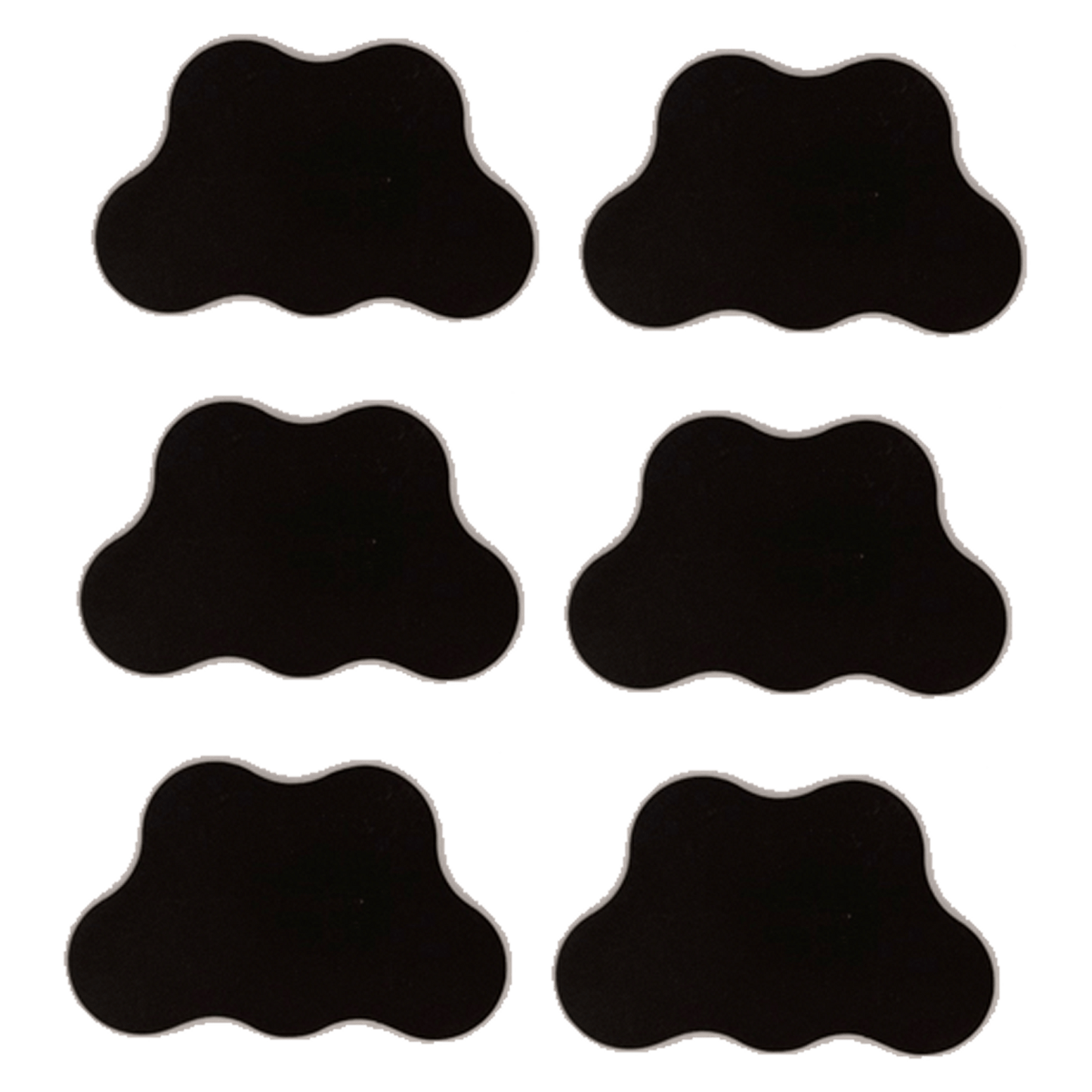 6pcs 5 - Man Cloud Plasteel & Adhesive Ferro - Magnetic Movement Tray - Magnet Baron