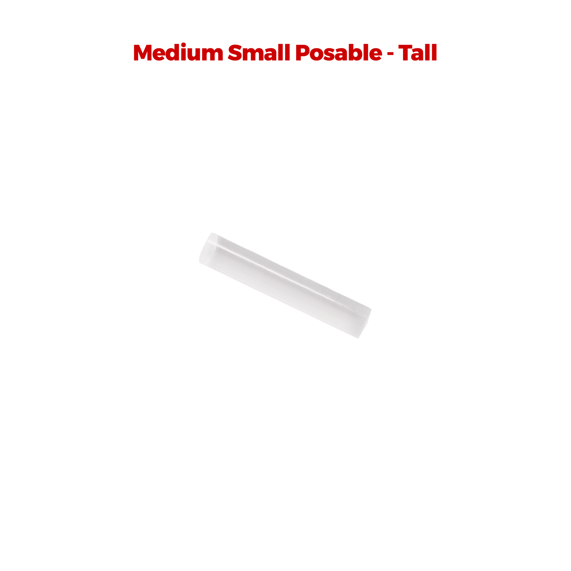 8mm (Approximately 5/16") Medium Small Posable Acrylic - Magnet Baron