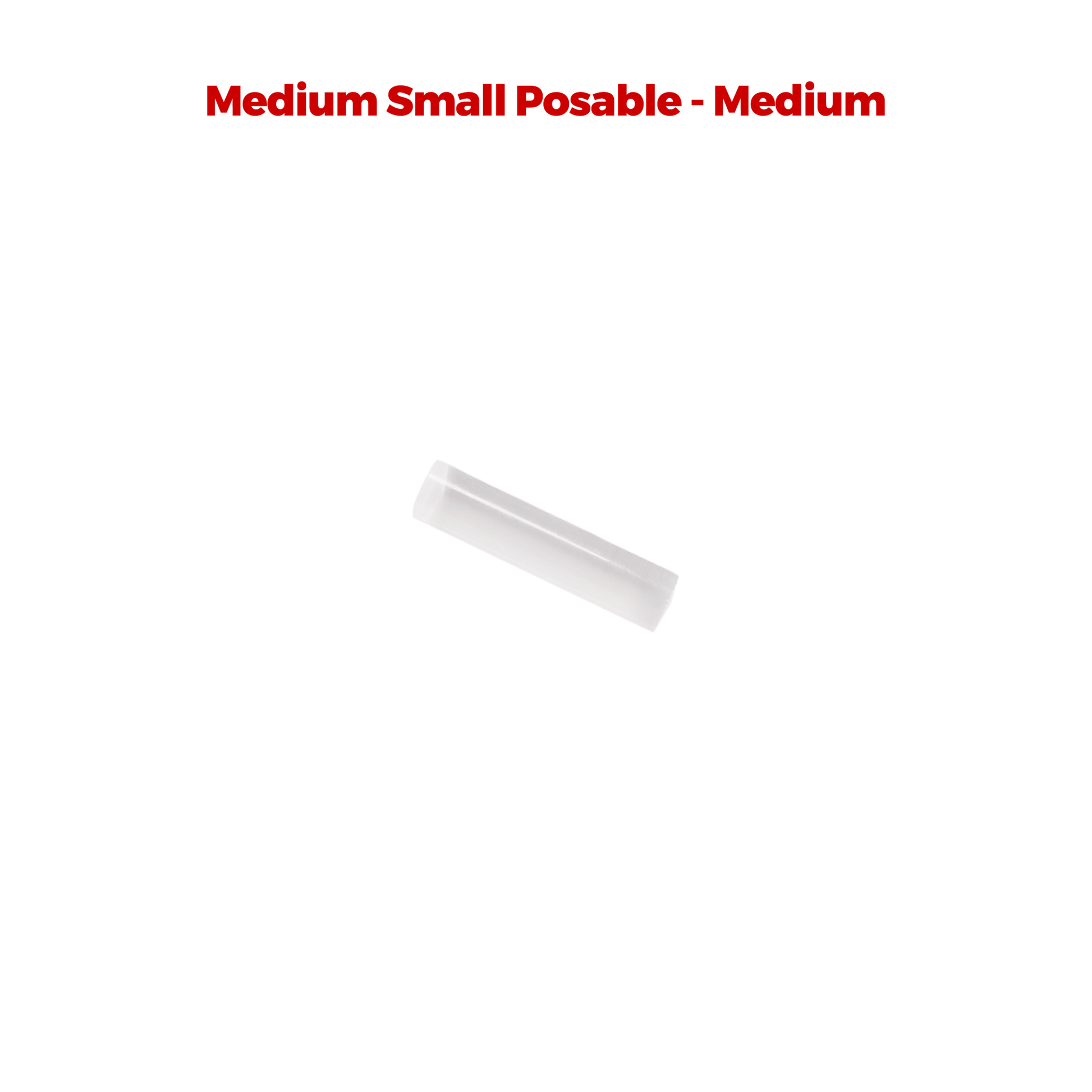 8mm (Approximately 5/16") Medium Small Posable Acrylic - Magnet Baron