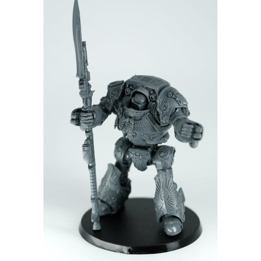 Custodian Dreadnought built as the Contemptor-Achillus with magnetized forearms, finished model
